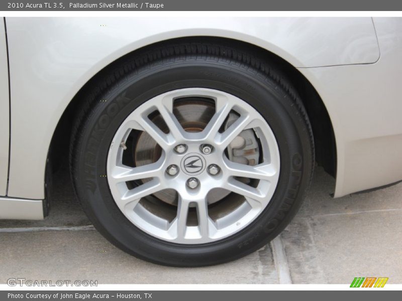Palladium Silver Metallic / Taupe 2010 Acura TL 3.5