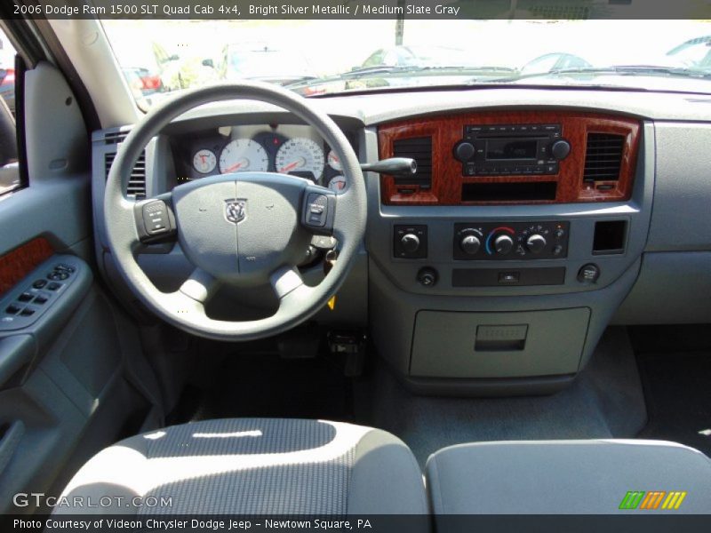 Bright Silver Metallic / Medium Slate Gray 2006 Dodge Ram 1500 SLT Quad Cab 4x4