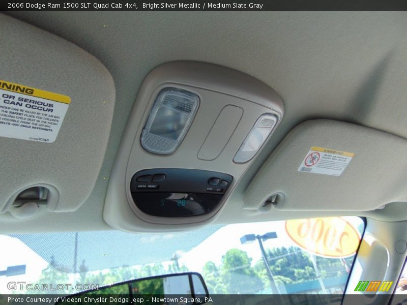 Bright Silver Metallic / Medium Slate Gray 2006 Dodge Ram 1500 SLT Quad Cab 4x4