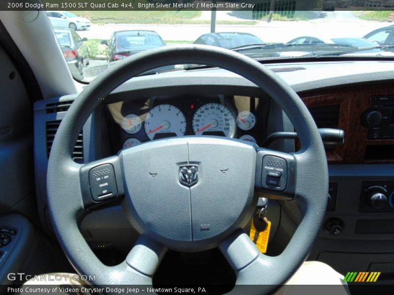 Bright Silver Metallic / Medium Slate Gray 2006 Dodge Ram 1500 SLT Quad Cab 4x4