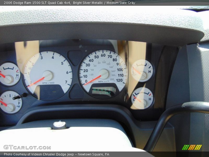 Bright Silver Metallic / Medium Slate Gray 2006 Dodge Ram 1500 SLT Quad Cab 4x4