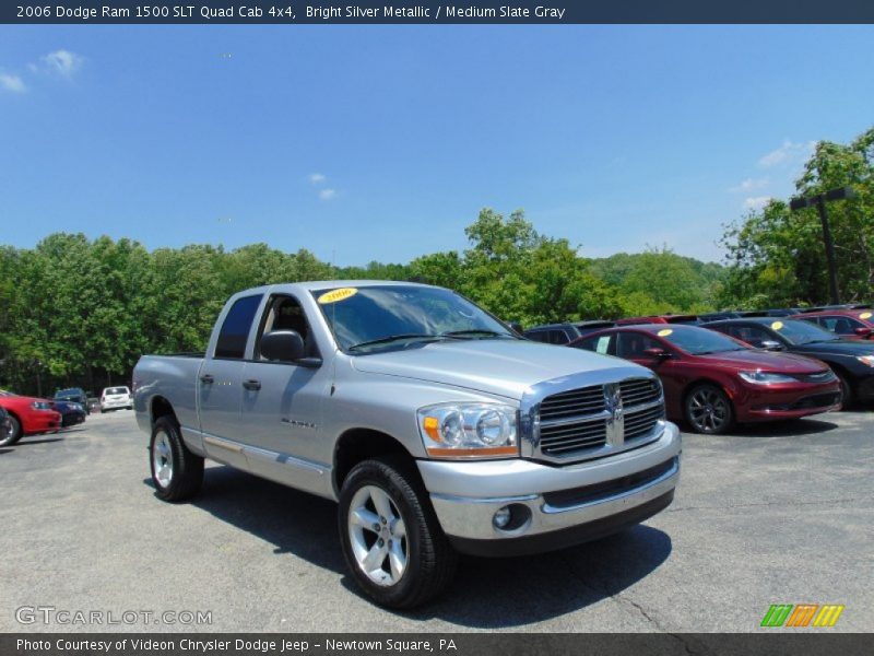 Bright Silver Metallic / Medium Slate Gray 2006 Dodge Ram 1500 SLT Quad Cab 4x4