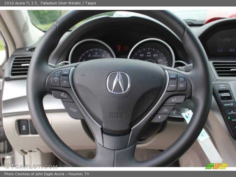 Palladium Silver Metallic / Taupe 2010 Acura TL 3.5