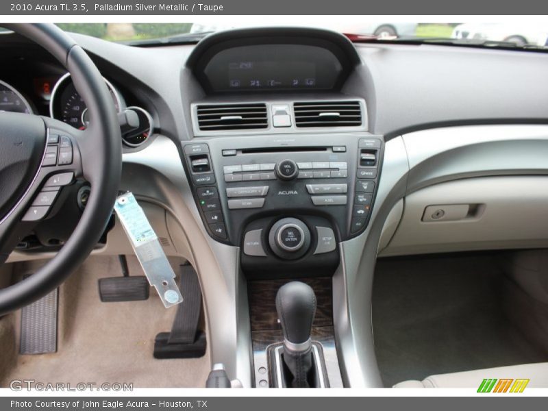 Palladium Silver Metallic / Taupe 2010 Acura TL 3.5