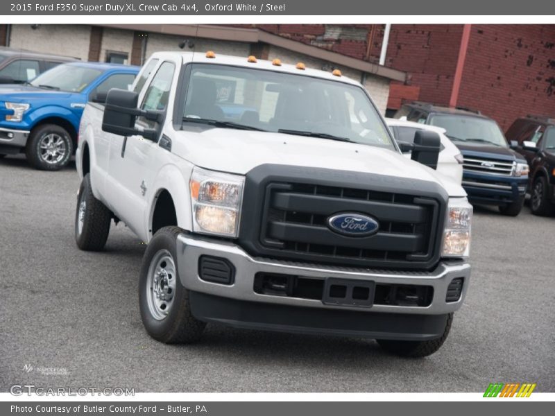 Oxford White / Steel 2015 Ford F350 Super Duty XL Crew Cab 4x4