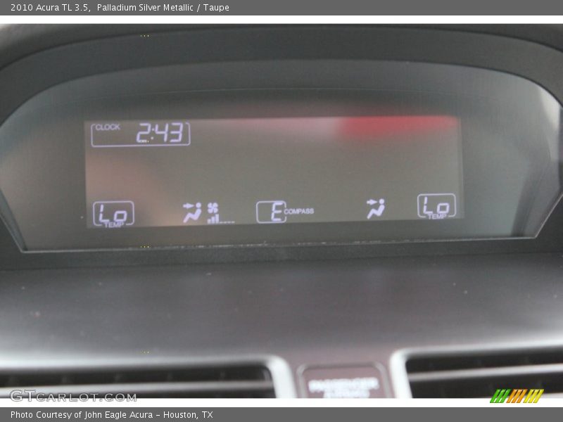 Palladium Silver Metallic / Taupe 2010 Acura TL 3.5