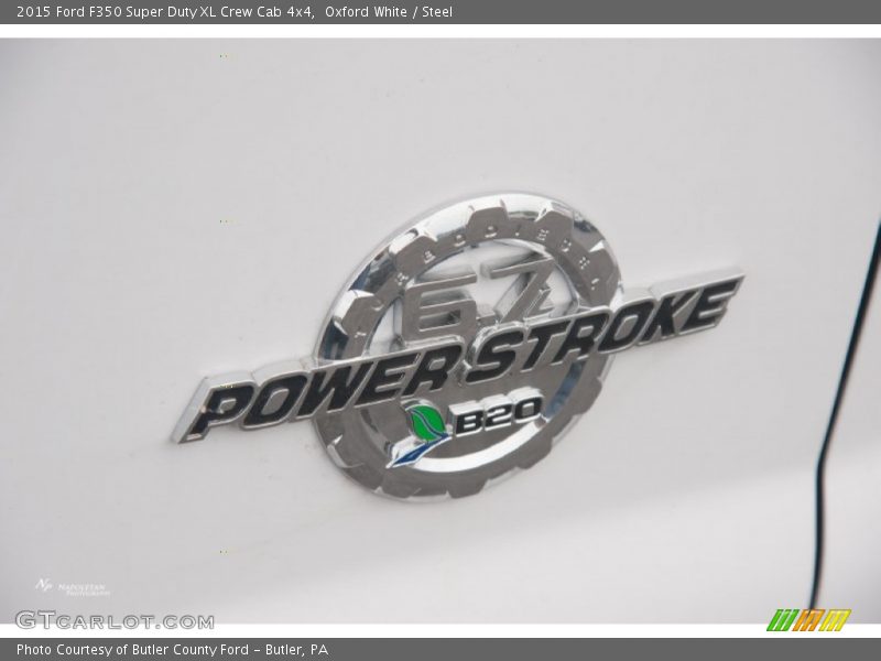 Oxford White / Steel 2015 Ford F350 Super Duty XL Crew Cab 4x4