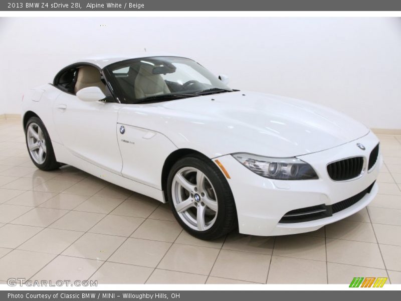 Alpine White / Beige 2013 BMW Z4 sDrive 28i