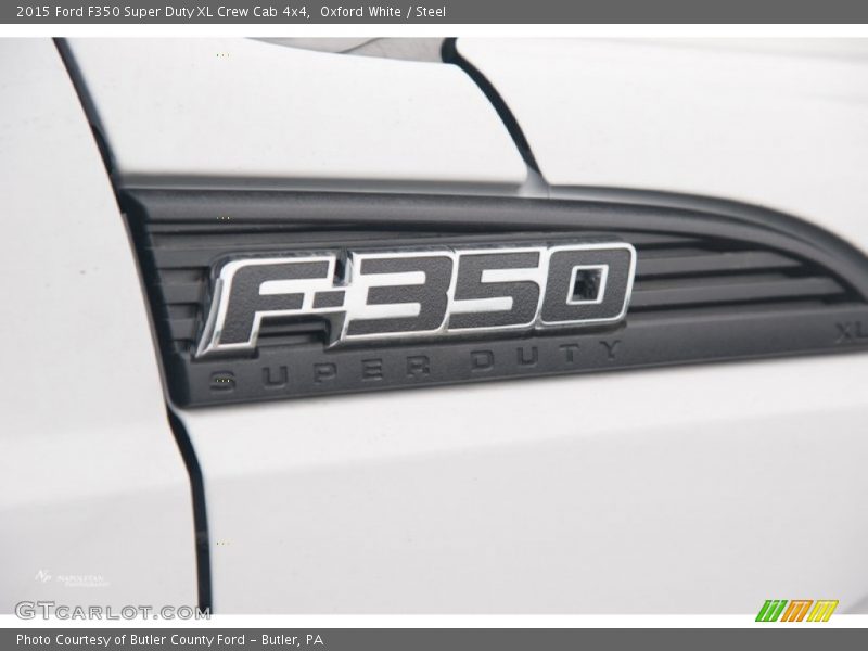 Oxford White / Steel 2015 Ford F350 Super Duty XL Crew Cab 4x4