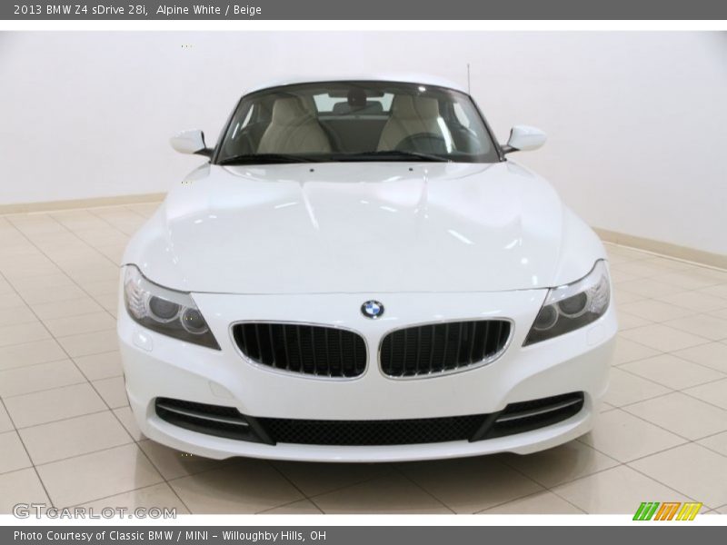 Alpine White / Beige 2013 BMW Z4 sDrive 28i
