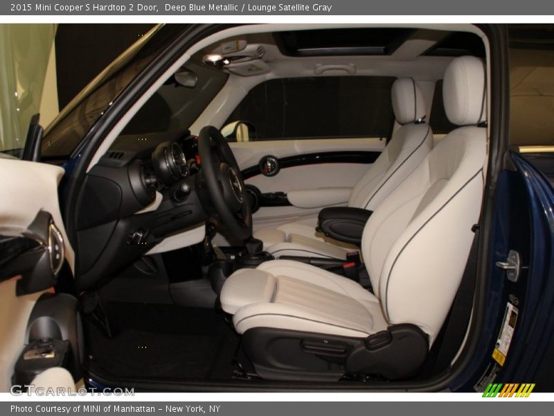  2015 Cooper S Hardtop 2 Door Lounge Satellite Gray Interior