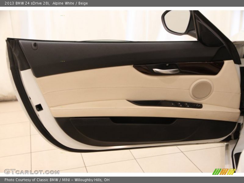 Alpine White / Beige 2013 BMW Z4 sDrive 28i