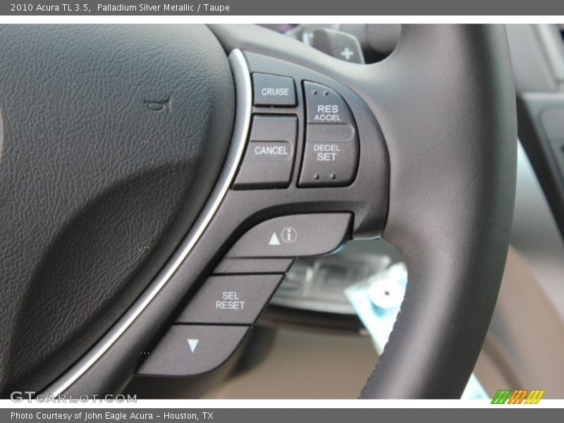 Palladium Silver Metallic / Taupe 2010 Acura TL 3.5
