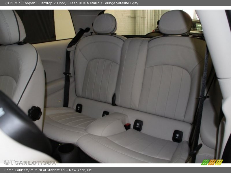 Deep Blue Metallic / Lounge Satellite Gray 2015 Mini Cooper S Hardtop 2 Door