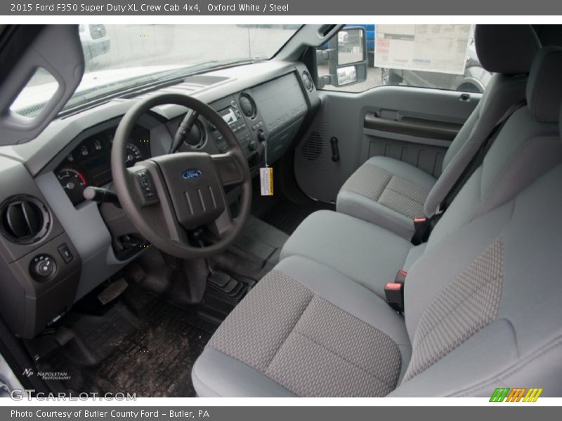 Oxford White / Steel 2015 Ford F350 Super Duty XL Crew Cab 4x4