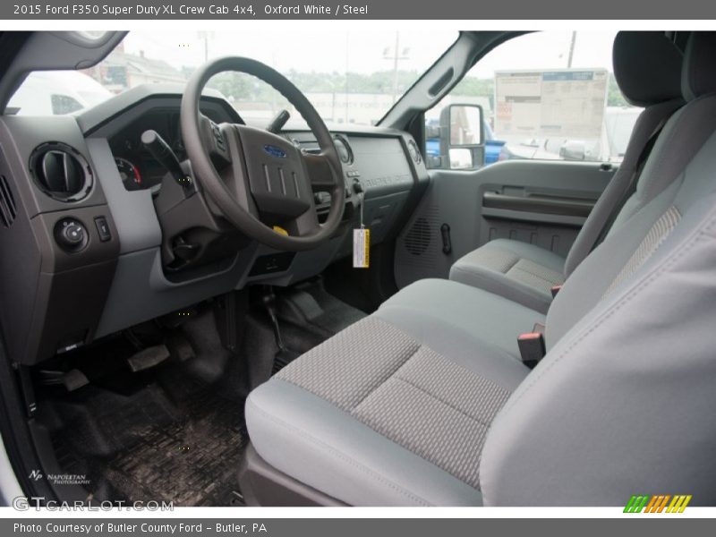 Oxford White / Steel 2015 Ford F350 Super Duty XL Crew Cab 4x4