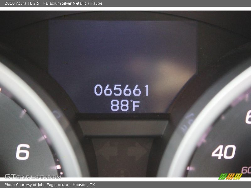 Palladium Silver Metallic / Taupe 2010 Acura TL 3.5