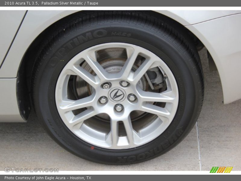 Palladium Silver Metallic / Taupe 2010 Acura TL 3.5