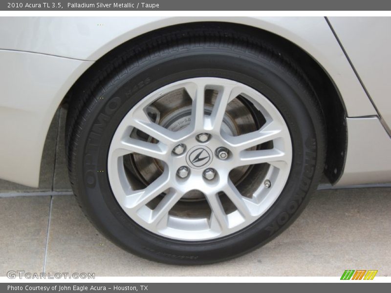 Palladium Silver Metallic / Taupe 2010 Acura TL 3.5