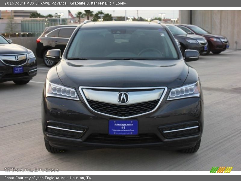 Graphite Luster Metallic / Ebony 2016 Acura MDX SH-AWD Advance