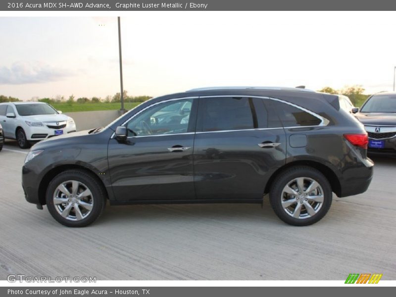 Graphite Luster Metallic / Ebony 2016 Acura MDX SH-AWD Advance