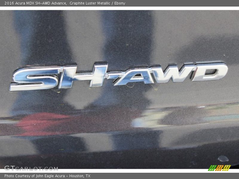 Graphite Luster Metallic / Ebony 2016 Acura MDX SH-AWD Advance