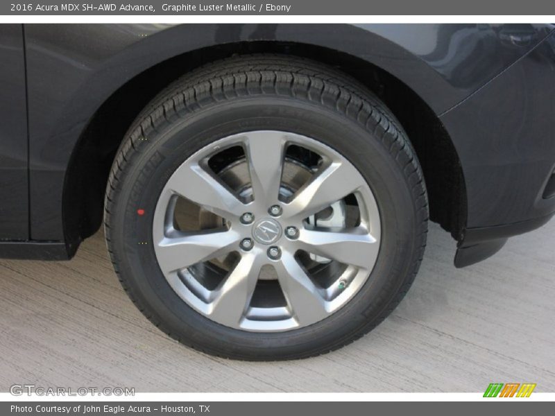Graphite Luster Metallic / Ebony 2016 Acura MDX SH-AWD Advance