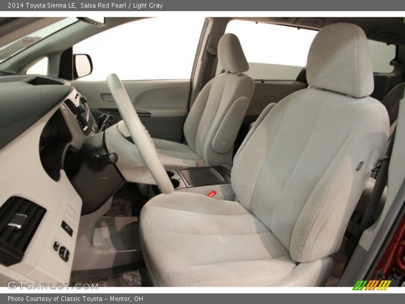 Salsa Red Pearl / Light Gray 2014 Toyota Sienna LE