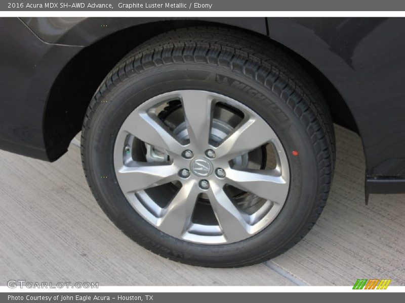 Graphite Luster Metallic / Ebony 2016 Acura MDX SH-AWD Advance