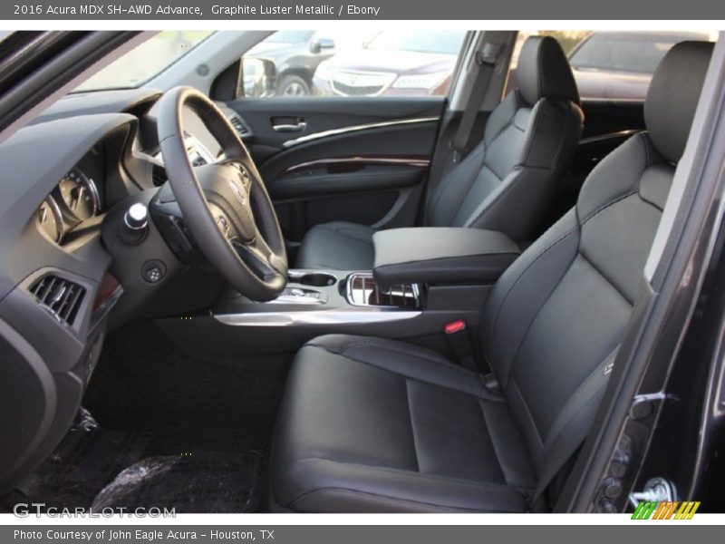 Graphite Luster Metallic / Ebony 2016 Acura MDX SH-AWD Advance