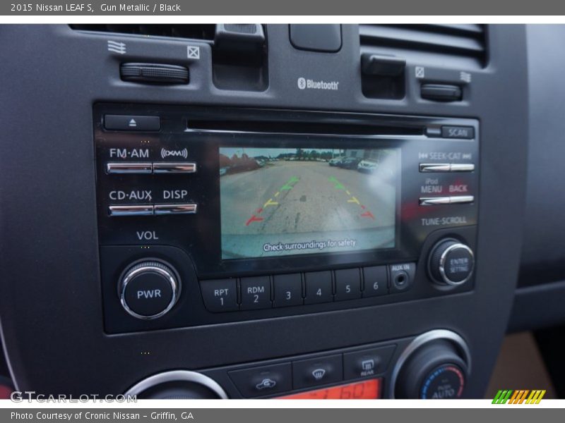 Gun Metallic / Black 2015 Nissan LEAF S