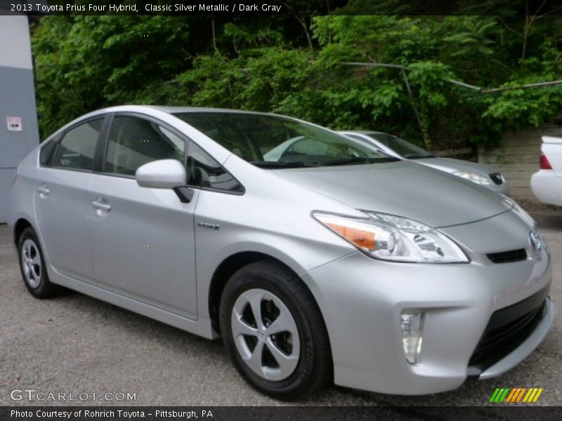 Classic Silver Metallic / Dark Gray 2013 Toyota Prius Four Hybrid