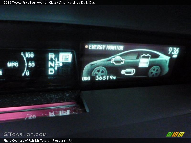 Classic Silver Metallic / Dark Gray 2013 Toyota Prius Four Hybrid
