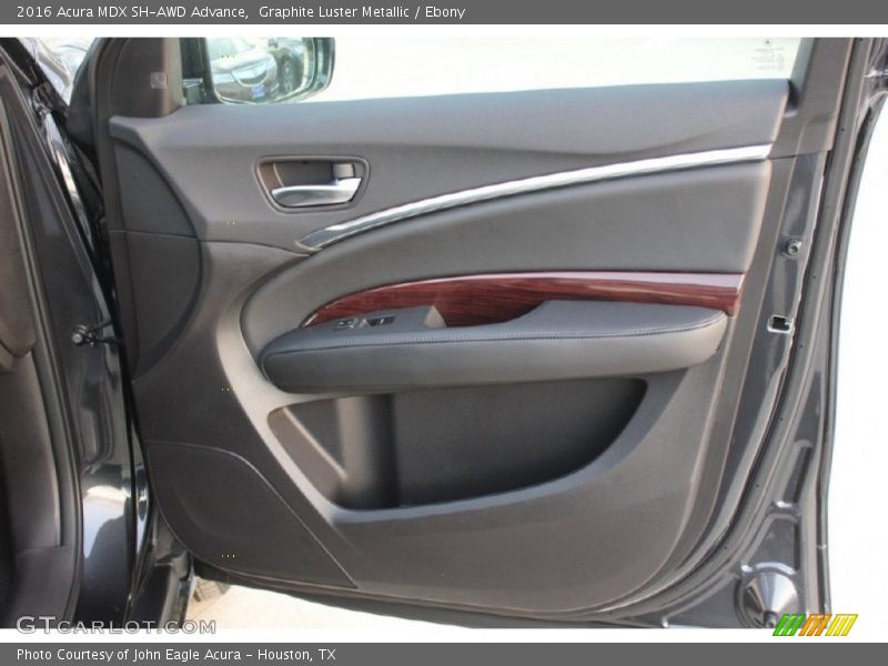 Graphite Luster Metallic / Ebony 2016 Acura MDX SH-AWD Advance