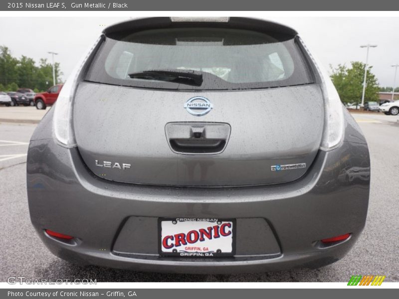 Gun Metallic / Black 2015 Nissan LEAF S