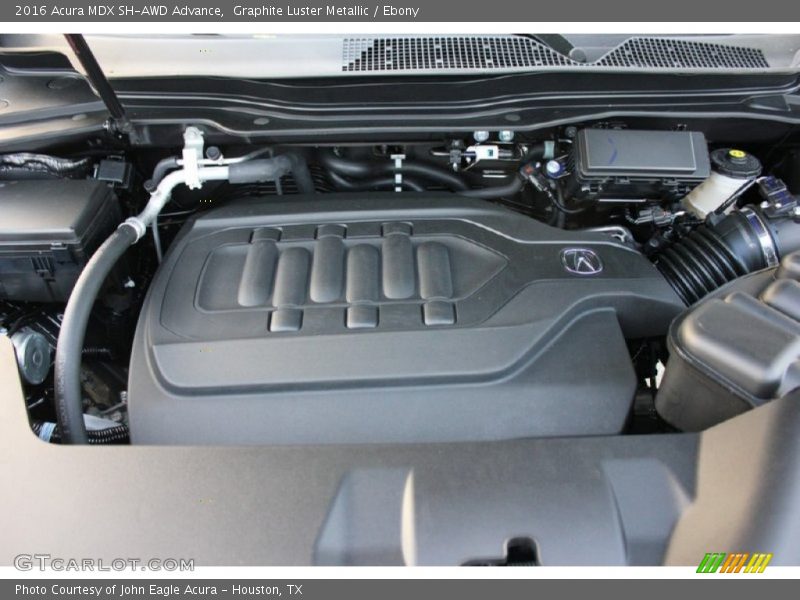 Graphite Luster Metallic / Ebony 2016 Acura MDX SH-AWD Advance