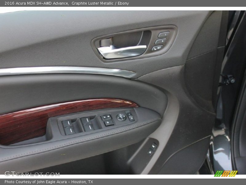 Graphite Luster Metallic / Ebony 2016 Acura MDX SH-AWD Advance