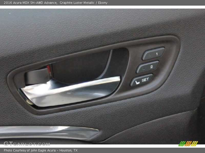 Graphite Luster Metallic / Ebony 2016 Acura MDX SH-AWD Advance