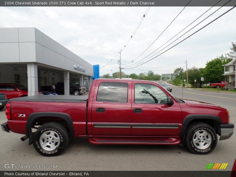 Sport Red Metallic / Dark Charcoal 2004 Chevrolet Silverado 1500 Z71 Crew Cab 4x4