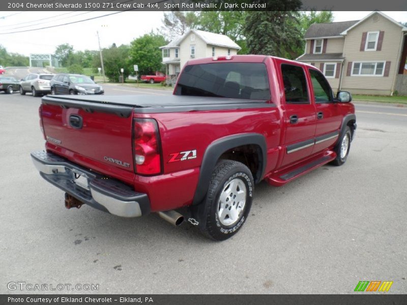 Sport Red Metallic / Dark Charcoal 2004 Chevrolet Silverado 1500 Z71 Crew Cab 4x4