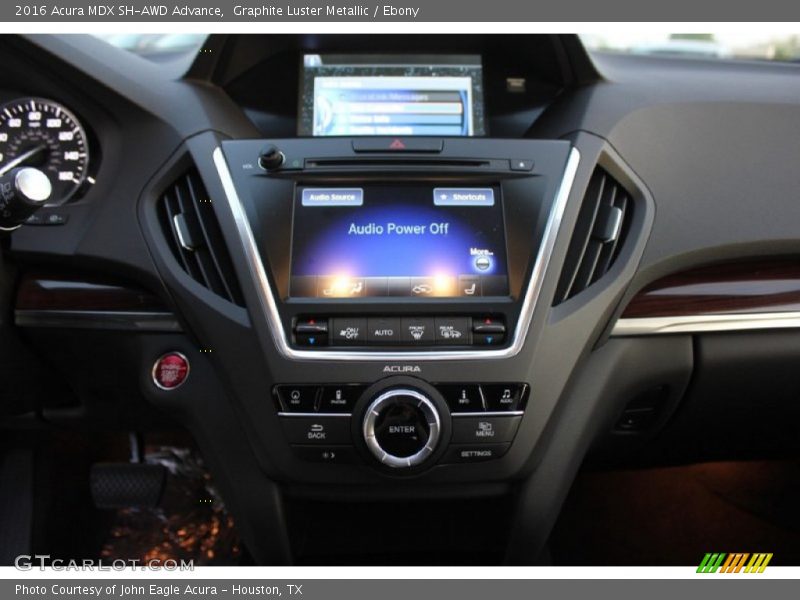 Graphite Luster Metallic / Ebony 2016 Acura MDX SH-AWD Advance