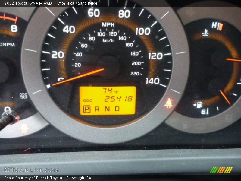 Pyrite Mica / Sand Beige 2012 Toyota RAV4 I4 4WD