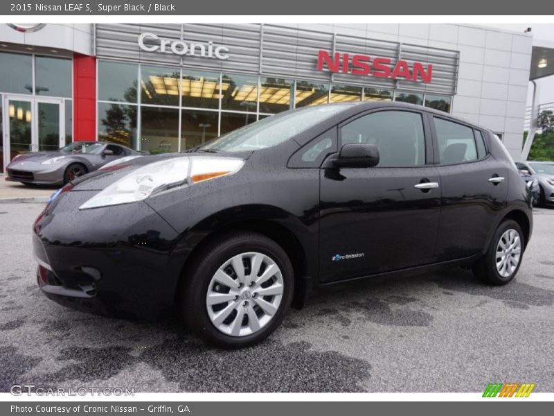 Super Black / Black 2015 Nissan LEAF S