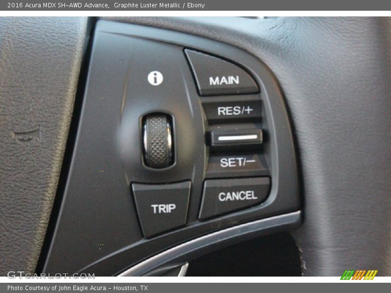 Graphite Luster Metallic / Ebony 2016 Acura MDX SH-AWD Advance