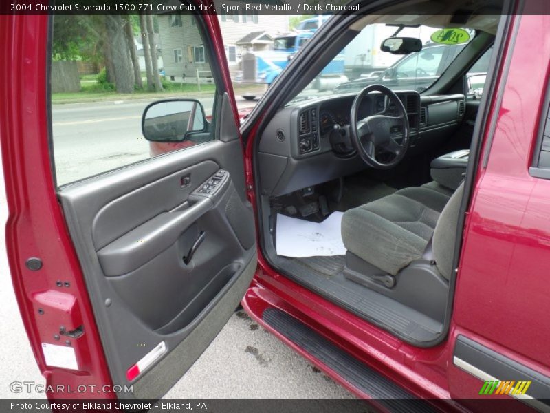 Sport Red Metallic / Dark Charcoal 2004 Chevrolet Silverado 1500 Z71 Crew Cab 4x4