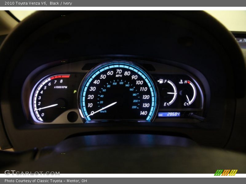  2010 Venza V6 V6 Gauges