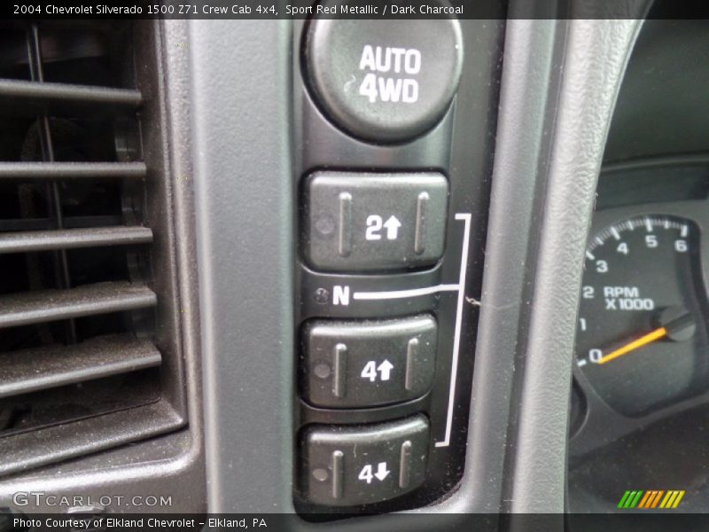 Sport Red Metallic / Dark Charcoal 2004 Chevrolet Silverado 1500 Z71 Crew Cab 4x4
