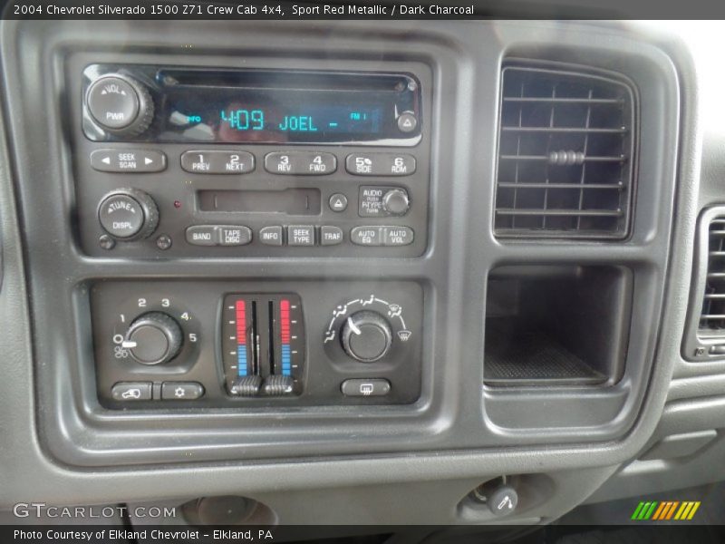 Sport Red Metallic / Dark Charcoal 2004 Chevrolet Silverado 1500 Z71 Crew Cab 4x4