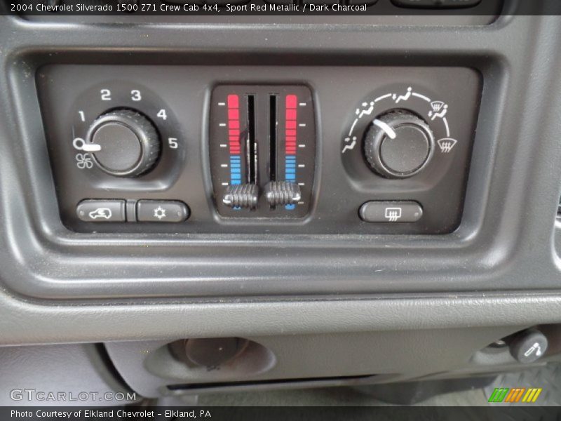 Sport Red Metallic / Dark Charcoal 2004 Chevrolet Silverado 1500 Z71 Crew Cab 4x4
