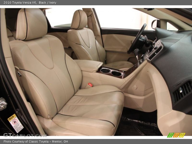 Front Seat of 2010 Venza V6